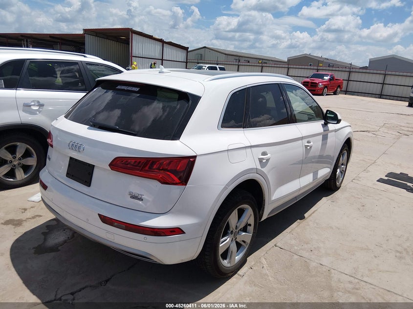 2018 Audi Q5 VIN WA1BNAFY9J2031552 IAAI salvage auction — LEFT FRONT, Salvage Title, sold $725 on 2026-07-28 (photo 4)