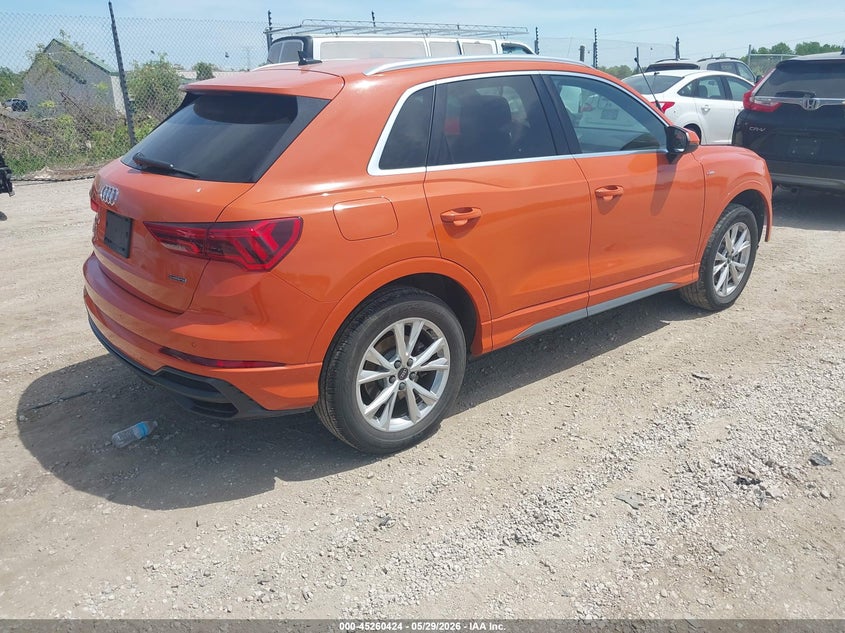 2022 Audi Q3 VIN WA1DECF33N1149715 IAAI salvage auction — FRONT END, Salvage Title, sold $8,275 on 2026-07-07 (photo 4)