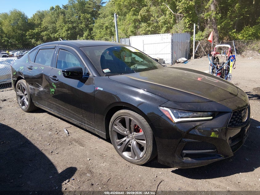 2022 Acura Tlx VIN 19UUB5F59NA002800 IAAI salvage auction — RIGHT SIDE, Salvage Title, sold $7,800 on 2026-07-28 (photo 1)