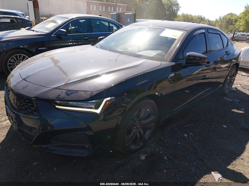 2022 Acura Tlx VIN 19UUB5F59NA002800 IAAI salvage auction — RIGHT SIDE, Salvage Title, sold $7,800 on 2026-07-28 (photo 2)