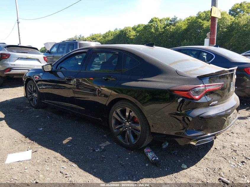2022 Acura Tlx VIN 19UUB5F59NA002800 IAAI salvage auction — RIGHT SIDE, Salvage Title, sold $7,800 on 2026-07-28 (photo 3)