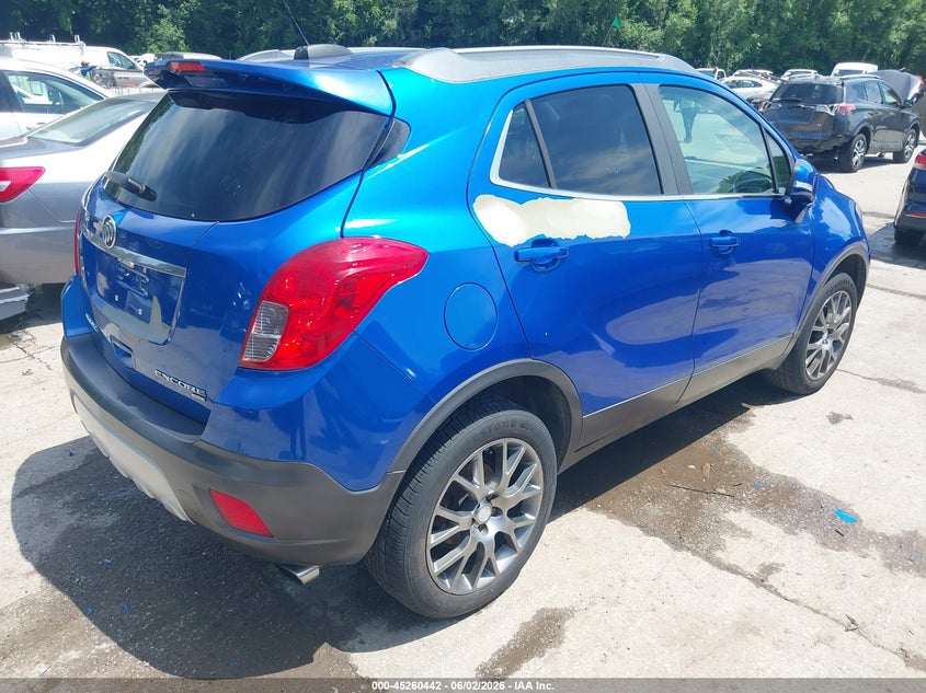 2016 Buick Encore VIN KL4CJ2SMXGB532029 IAAI salvage auction — LEFT REAR, Salvage (Kansas), sold $575 on 2026-07-29 (photo 4)