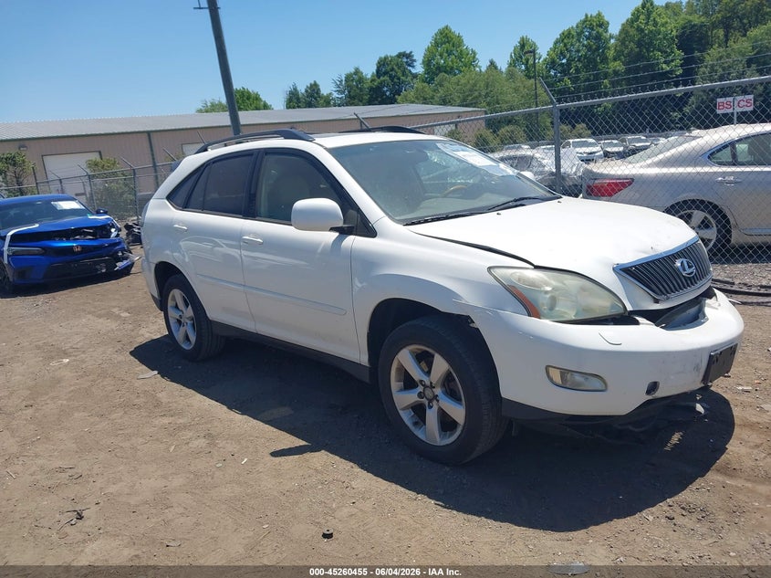 2005 Lexus Rx VIN JTJHA31UX50081208 IAAI salvage auction — FRONT END, Clear (Virginia), sold $1,500 on 2026-07-06 (photo 1)