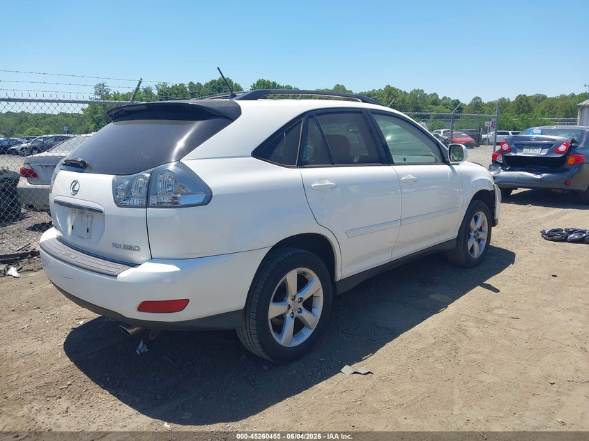 2005 Lexus Rx VIN JTJHA31UX50081208 IAAI salvage auction — FRONT END, Clear (Virginia), sold $1,500 on 2026-07-06 (photo 4)