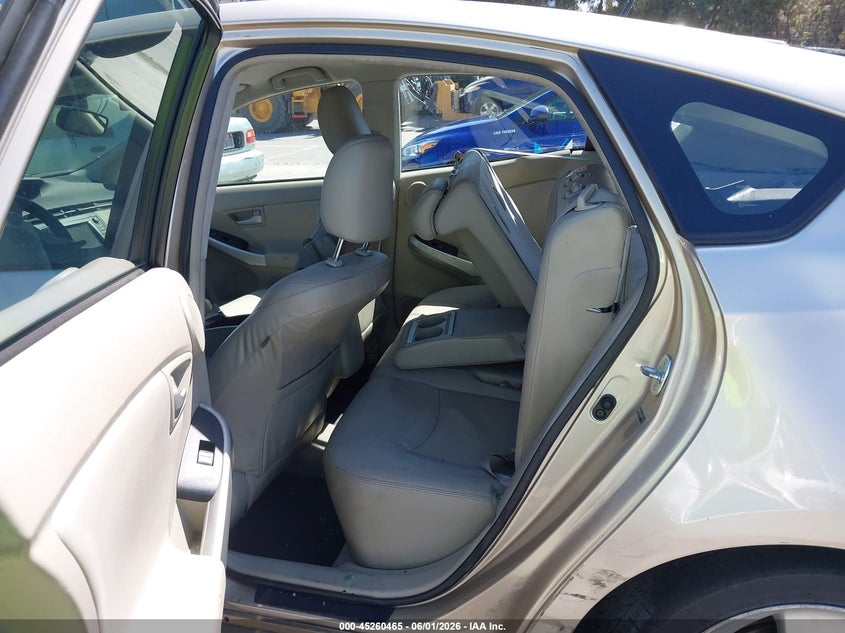 2010 Toyota Prius v VIN JTDKN3DU1A0202839 IAAI salvage auction — NORMAL WEAR, Salvage (California), sold $850 on 2026-07-20 (photo 8)