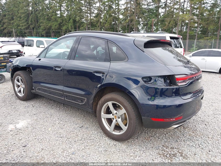2021 Porsche Macan VIN WP1AA2A50MLB17815 IAAI salvage auction — LEFT SIDE, Salvage Title, sold $17,050 on 2026-07-08 (photo 3)