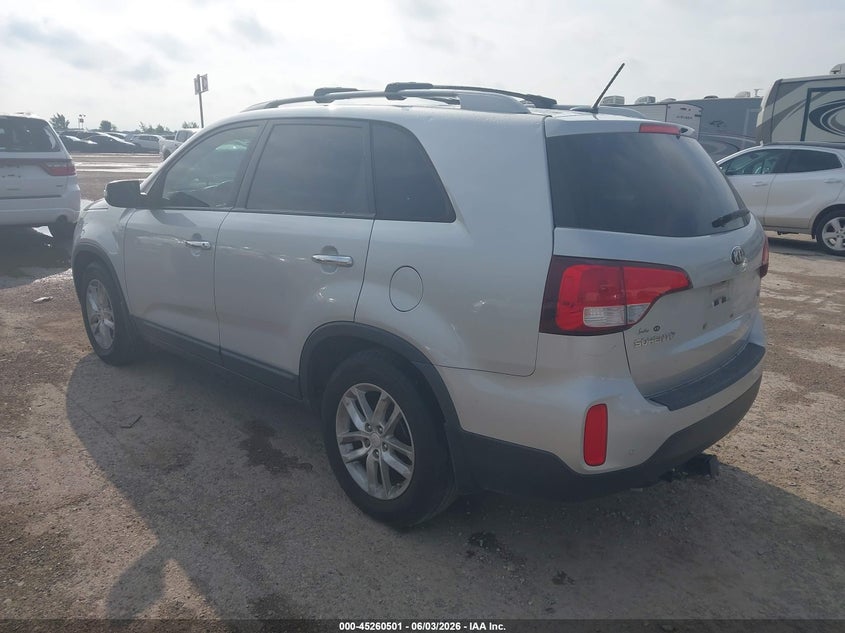 2014 Kia Sorento VIN 5XYKT4A68EG506753 IAAI salvage auction — LEFT SIDE, Salvage Title, sold $3,200 on 2026-07-29 (photo 3)
