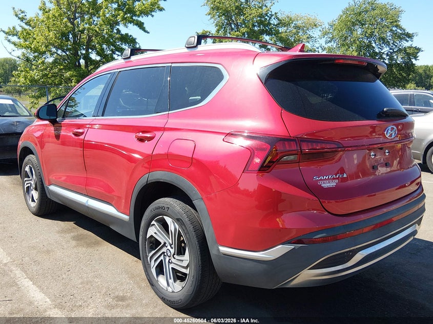 2022 Hyundai Santa fe VIN 5NMS2DAJ9NH431929 IAAI salvage auction — ROOF, Salvage (New Jersey), sold $7,400 on 2026-08-03 (photo 3)