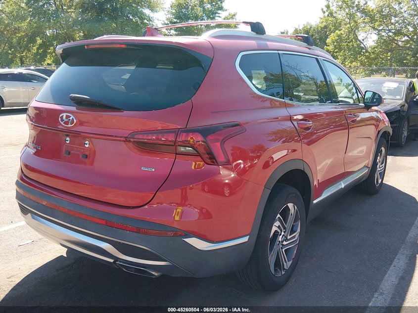 2022 Hyundai Santa fe VIN 5NMS2DAJ9NH431929 IAAI salvage auction — ROOF, Salvage (New Jersey), sold $7,400 on 2026-08-03 (photo 4)