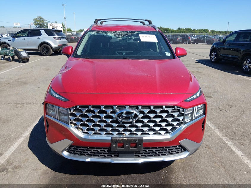 2022 Hyundai Santa fe VIN 5NMS2DAJ9NH431929 IAAI salvage auction — ROOF, Salvage (New Jersey), sold $7,400 on 2026-08-03 (photo 6)