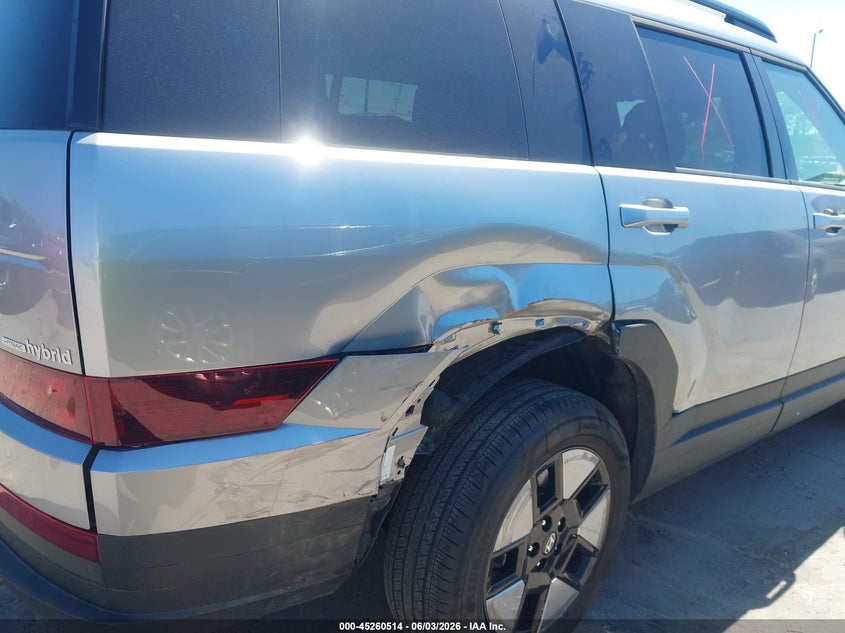 2025 Hyundai Santa fe VIN 5NMP2DG10SH058157 IAAI salvage auction — REAR END, Salvage Title, sold $15,100 on 2026-07-26 (photo 6)