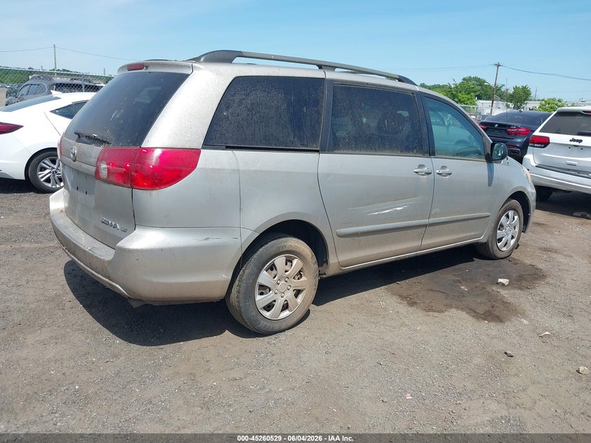 2006 Toyota Sienna VIN 5TDZA23C96S418813 IAAI salvage auction — NORMAL WEAR, Clear (New York), sold $1,175 on 2026-07-13 (photo 4)