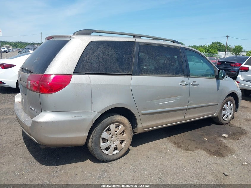 2006 Toyota Sienna VIN 5TDZA23C96S418813 IAAI salvage auction — NORMAL WEAR, Clear (New York), sold $1,175 on 2026-07-13 (photo 6)