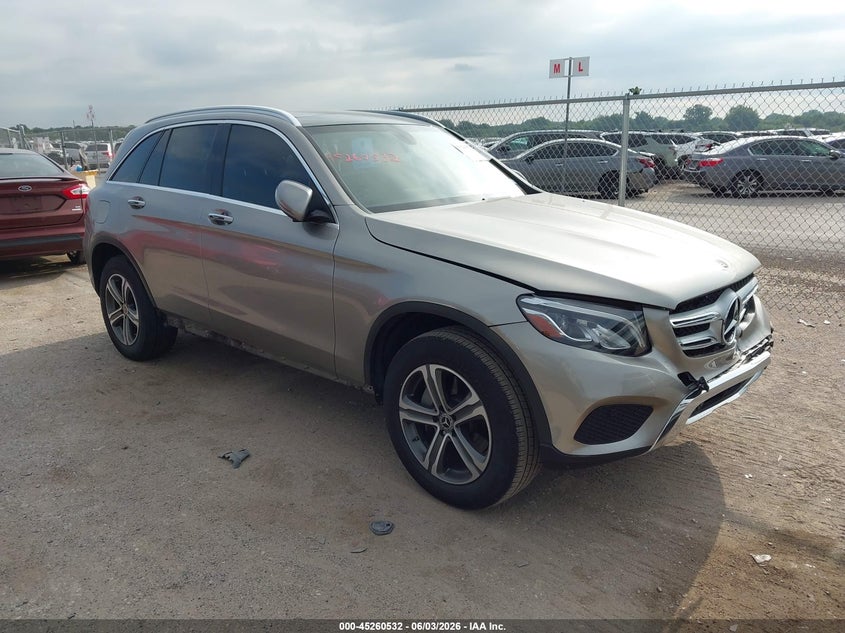 2019 Mercedes-benz Glc VIN WDC0G4JB3KV186443 IAAI salvage auction — FRONT END, Original (Texas), sold $6,500 on 2026-07-28 (photo 1)
