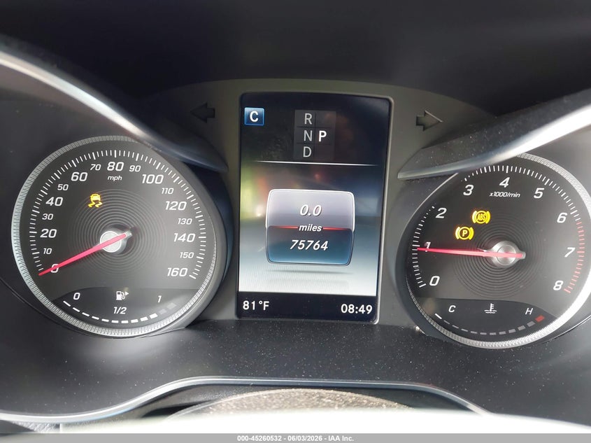 2019 Mercedes-benz Glc VIN WDC0G4JB3KV186443 IAAI salvage auction — FRONT END, Original (Texas), sold $6,500 on 2026-07-28 (photo 7)