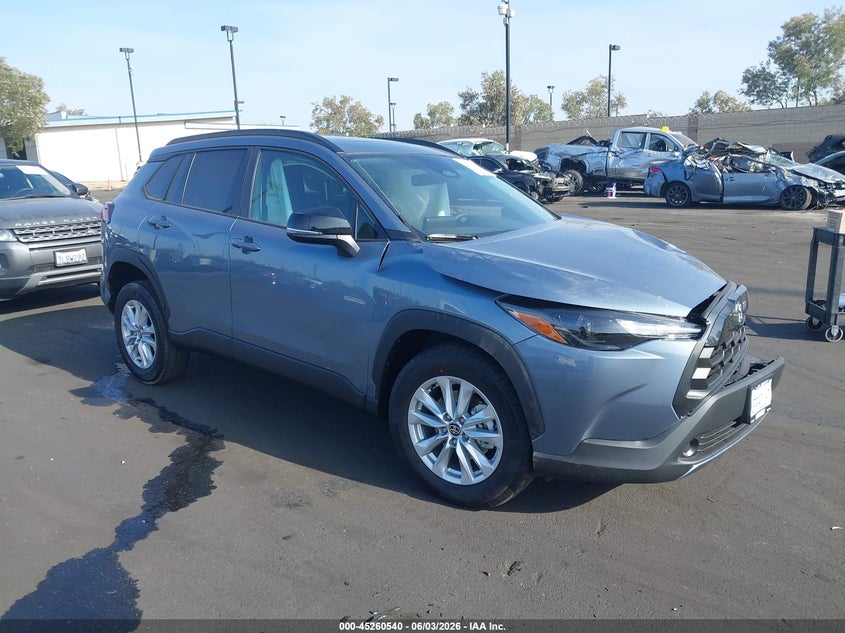 2026 Toyota Corolla cross VIN 7MUBAAAG0TV201041 IAAI salvage auction — LEFT FRONT, Salvage Title, sold $6,700 on 2026-07-17 (photo 1)