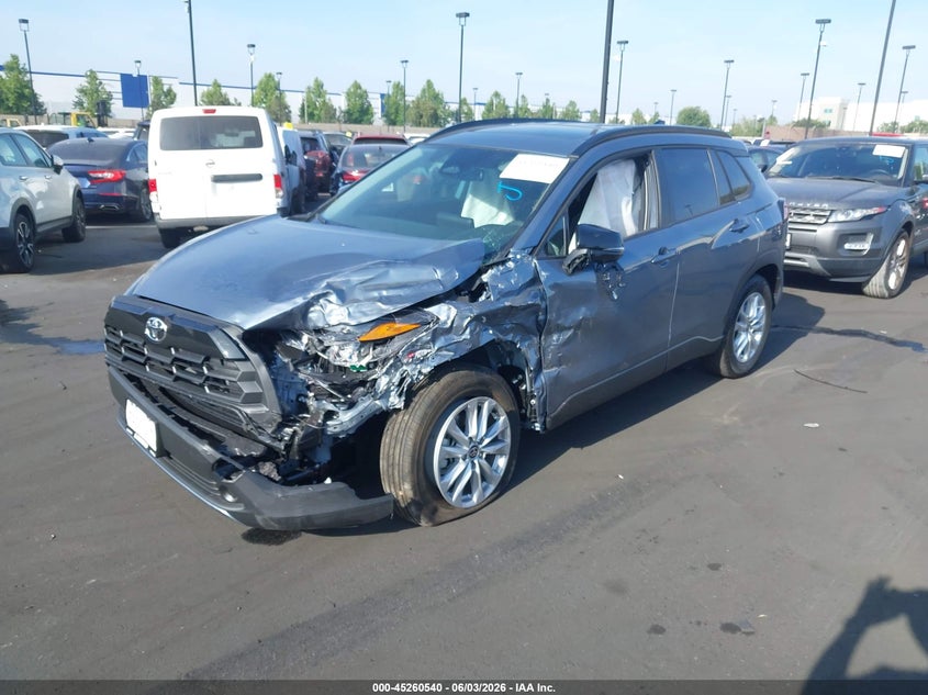 2026 Toyota Corolla cross VIN 7MUBAAAG0TV201041 IAAI salvage auction — LEFT FRONT, Salvage Title, sold $6,700 on 2026-07-17 (photo 2)