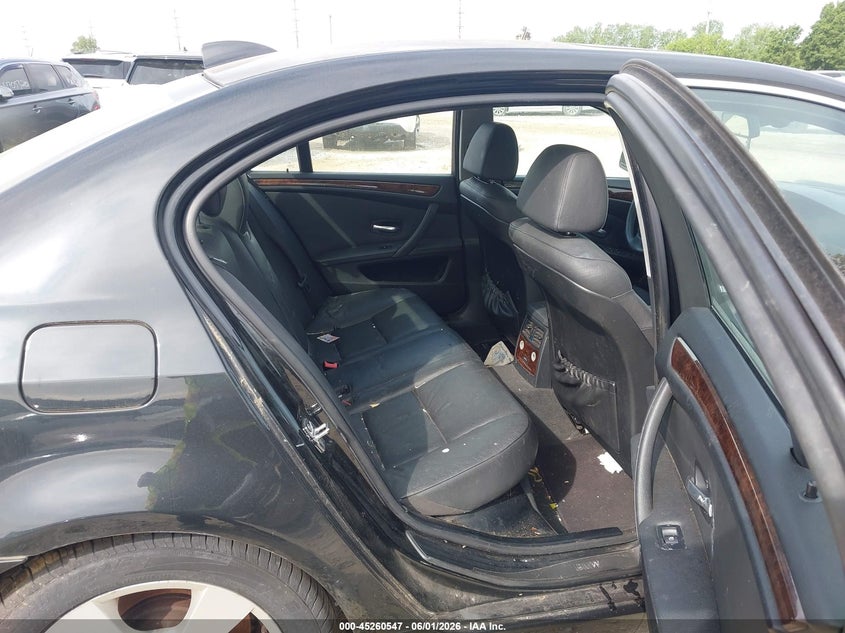 2008 BMW 5 series VIN WBANV13588CZ55947 IAAI salvage auction — NORMAL WEAR, Original (Ohio), sold $275 on 2026-07-29 (photo 8)