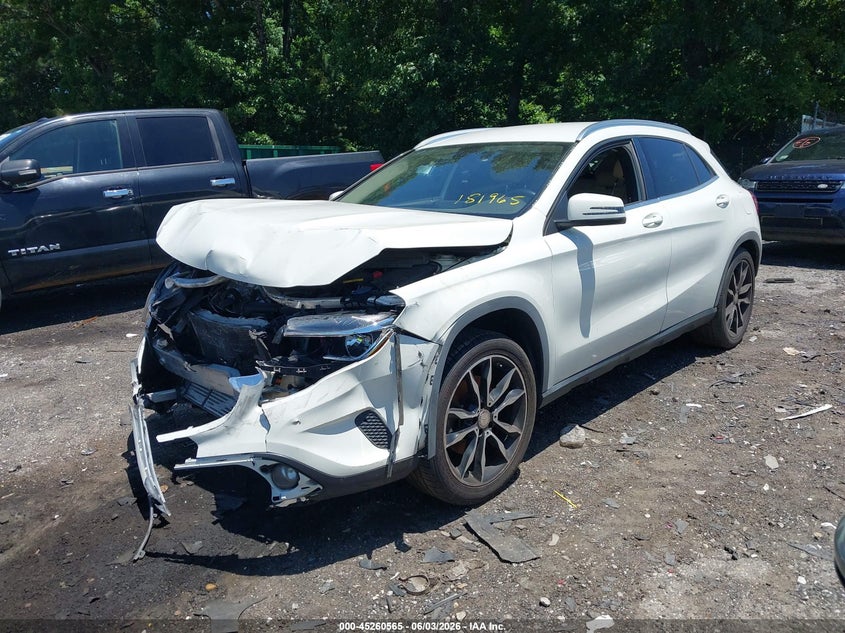 2015 Mercedes-benz Gla-klasse VIN WDCTG4EB2FJ181965 IAAI salvage auction — FRONT END, Salvage (Georgia), sold $275 on 2026-07-22 (photo 2)