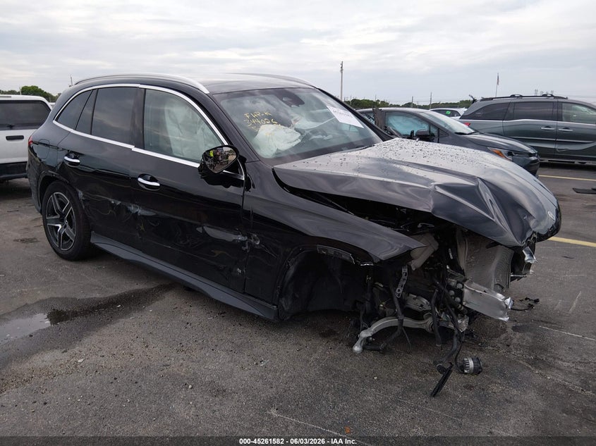 2026 Mercedes-benz Glc VIN W1NKM4GB3TF466916 IAAI salvage auction — SIDE, Salvage Title, sold $10,875 on 2026-07-30 (photo 1)