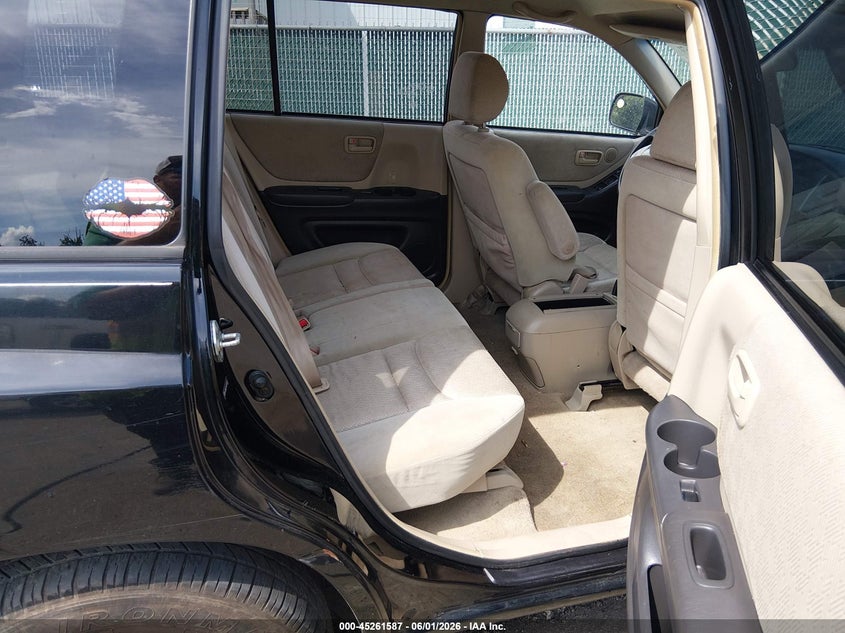 2003 Toyota Highlander VIN JTEHF21A130155631 IAAI salvage auction — FRONT END, Salvage - Greater Than 75% (Maryland), sold $350 on 2026-07-16 (photo 8)