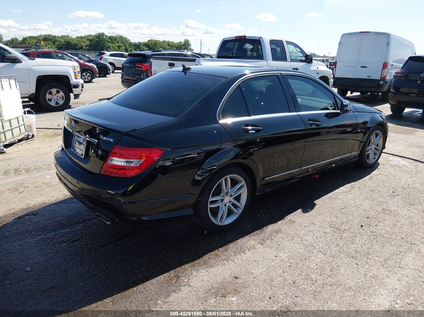 2014 Mercedes-benz VIN WDDGF8ABXEG250720 IAAI salvage auction — FRONT END, Salvage (Missouri), sold $850 on 2026-08-04 (photo 4)