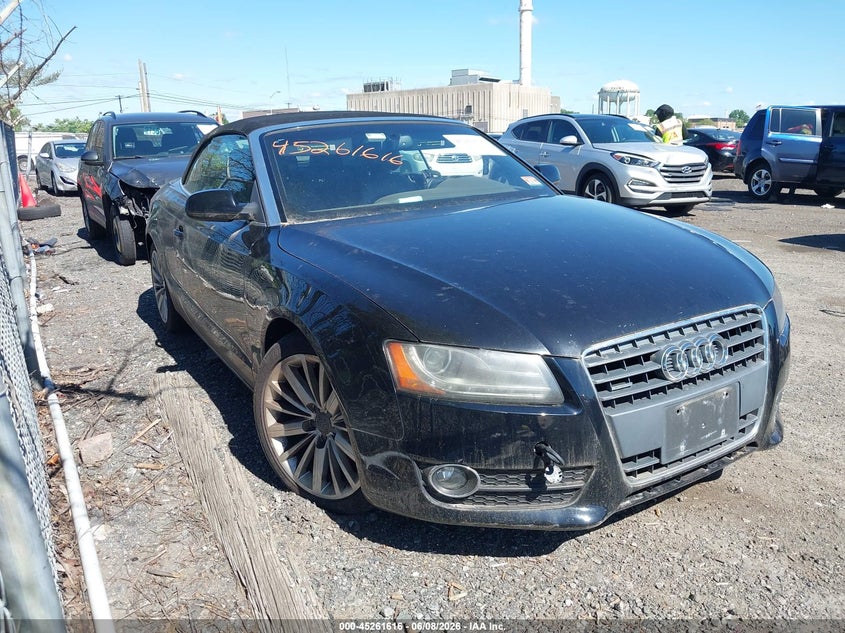 2011 Audi A5 VIN WAULFAFH5BN009634 IAAI salvage auction — NORMAL WEAR, Clear (New Jersey), sold $575 on 2026-07-13 (photo 1)