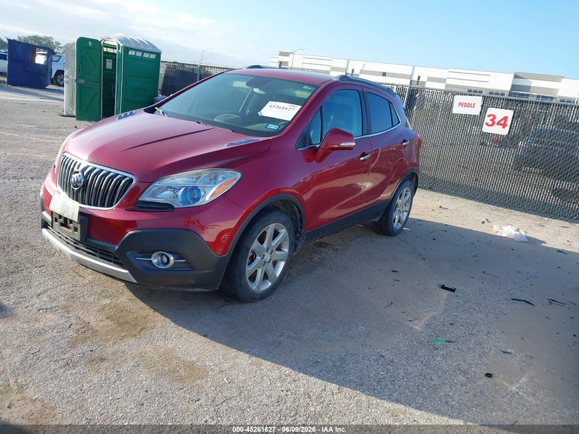 2015 Buick Encore VIN KL4CJCSB1FB189632 IAAI salvage auction — NORMAL WEAR, Original (Texas), sold $925 on 2026-07-14 (photo 2)