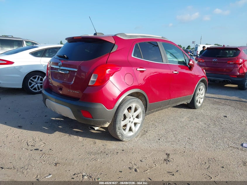 2015 Buick Encore VIN KL4CJCSB1FB189632 IAAI salvage auction — NORMAL WEAR, Original (Texas), sold $925 on 2026-07-14 (photo 4)