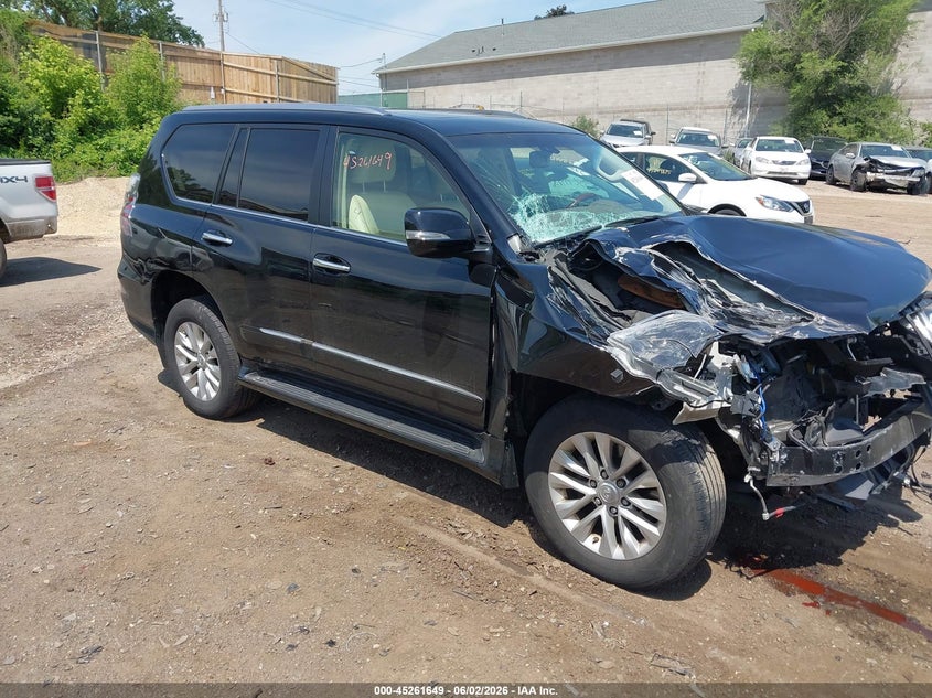 2015 Lexus Gx VIN JTJBM7FX2F5112401 IAAI salvage auction — FRONT END, Salvage Title, sold $7,700 on 2026-07-29 (photo 1)