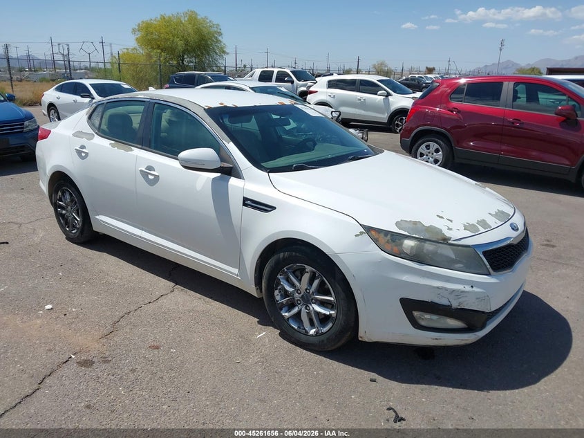 2013 Kia Optima VIN 5XXGM4A73DG252299 IAAI salvage auction — RIGHT FRONT, Salvage (Arizona), sold $625 on 2026-07-09 (photo 1)