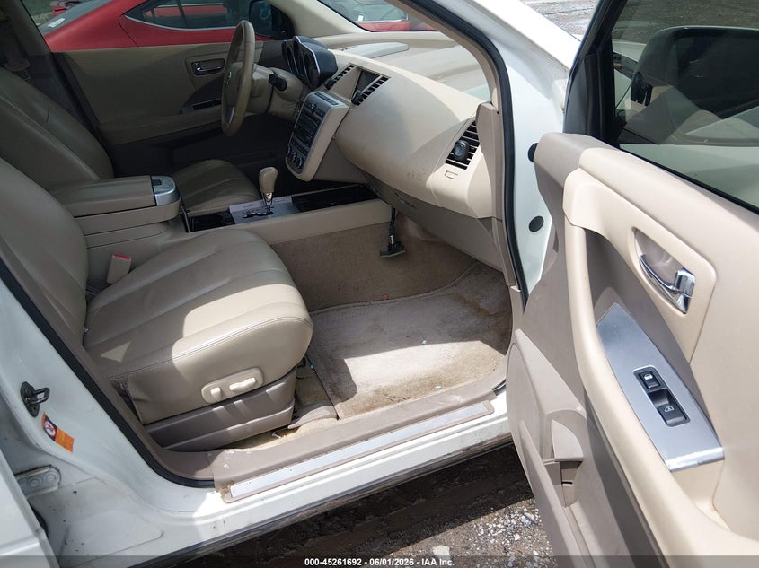 2006 Nissan Murano VIN JN8AZ08T96W405762 IAAI salvage auction — FRONT END, Clear (Tennessee), sold $225 on 2026-07-09 (photo 5)