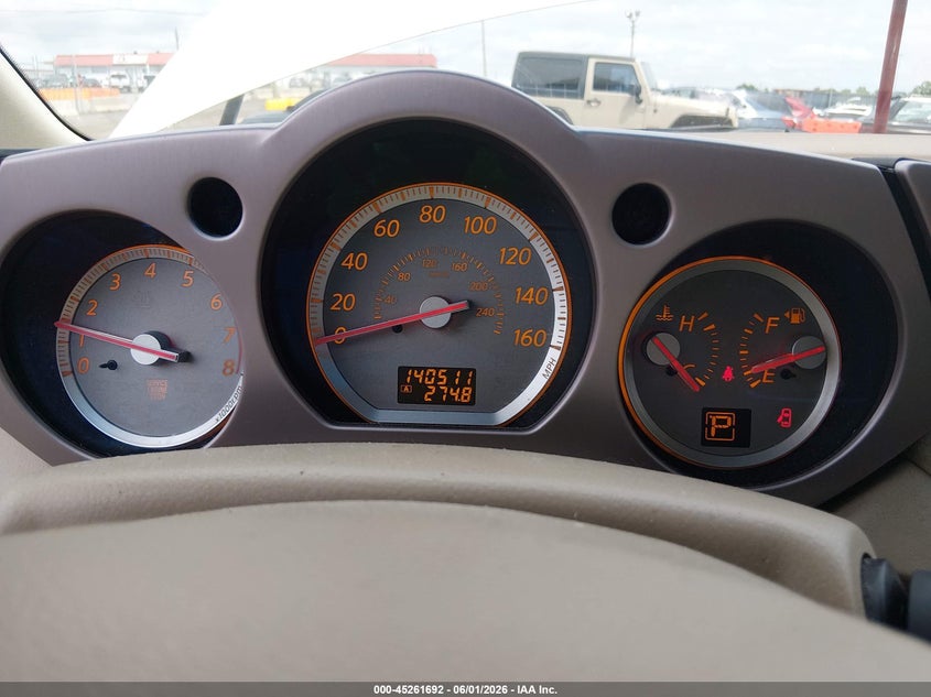 2006 Nissan Murano VIN JN8AZ08T96W405762 IAAI salvage auction — FRONT END, Clear (Tennessee), sold $225 on 2026-07-09 (photo 7)