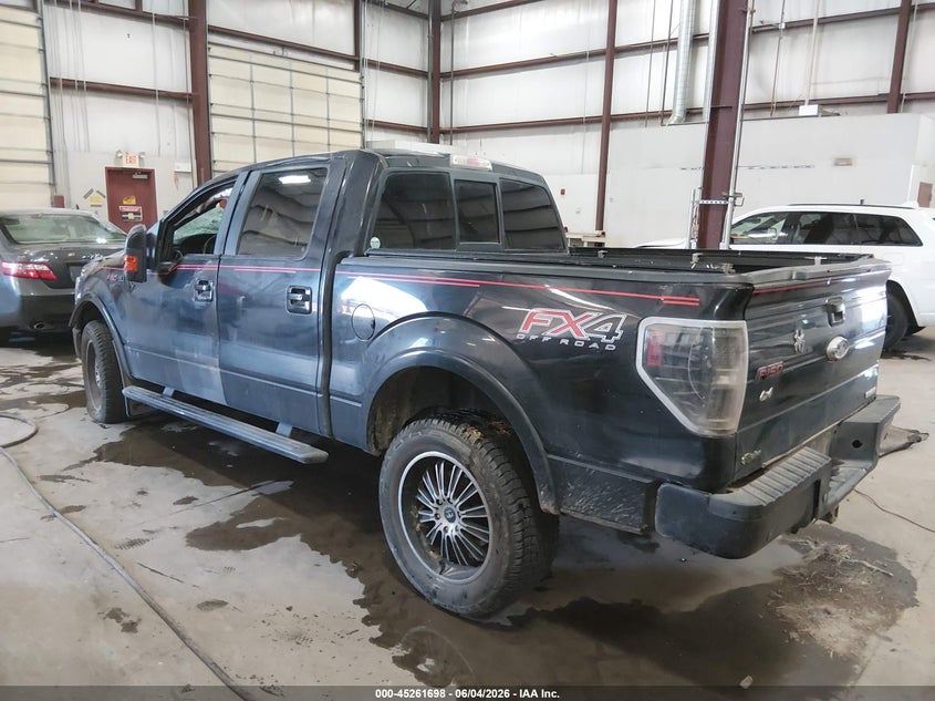 2013 Ford F-150 VIN 1FTFW1ET0DFB98504 IAAI salvage auction — RIGHT FRONT, Salvage Title, sold $1,600 on 2026-07-10 (photo 3)