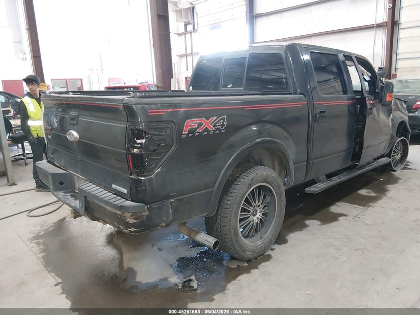 2013 Ford F-150 VIN 1FTFW1ET0DFB98504 IAAI salvage auction — RIGHT FRONT, Salvage Title, sold $1,600 on 2026-07-10 (photo 4)