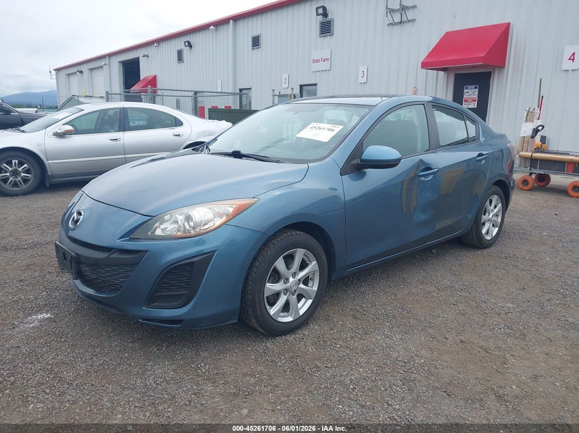 2011 Mazda 3 VIN JM1BL1VG3B1404144 IAAI salvage auction — LEFT SIDE, Salvage (Idaho), sold $275 on 2026-07-21 (photo 2)