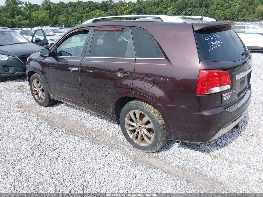 2011 Kia Sorento VIN 5XYKW4A20BG177496 IAAI salvage auction — NORMAL WEAR, Clear (Alabama), sold $1,200 on 2026-07-16 (photo 3)