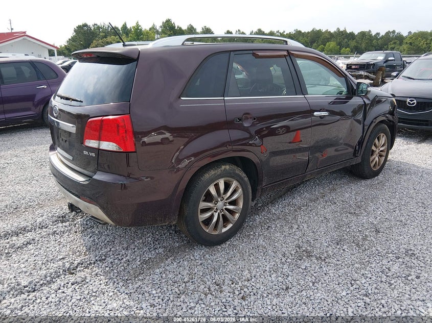 2011 Kia Sorento VIN 5XYKW4A20BG177496 IAAI salvage auction — NORMAL WEAR, Clear (Alabama), sold $1,200 on 2026-07-16 (photo 4)