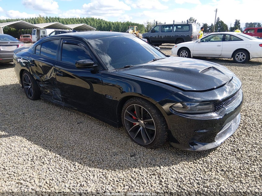 2016 Dodge Charger VIN 2C3CDXGJ6GH132814 IAAI salvage auction — SIDE, Salvage Title, sold $11,200 on 2026-07-31 (photo 1)