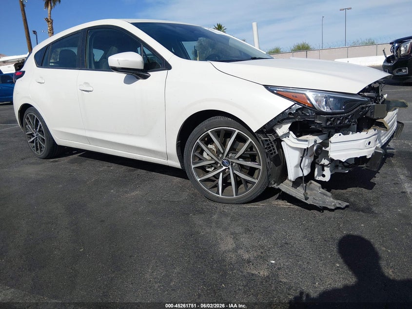 2024 Subaru Impreza VIN JF1GUAFCXR8232913 IAAI salvage auction — FRONT END, Salvage Title, sold $5,200 on 2026-07-10 (photo 1)