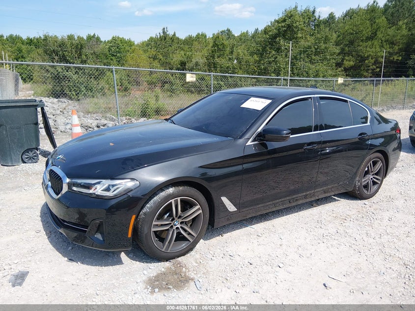 2023 BMW 5er VIN WBA53BH02PWY03037 IAAI salvage auction — FRONT END, Salvage (Alabama), sold $12,600 on 2026-08-29 (photo 2)