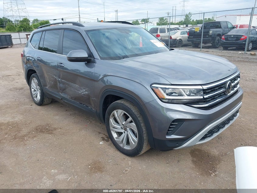2021 Volkswagen Atlas VIN 1V2KR2CA6MC603410 IAAI salvage auction — RIGHT SIDE, Salvage (Ohio), sold $7,150 on 2026-07-30 (photo 1)
