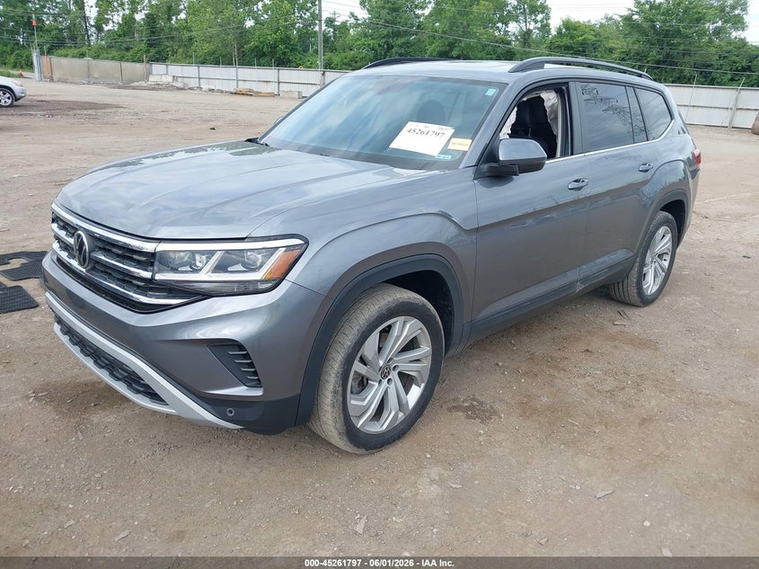 2021 Volkswagen Atlas VIN 1V2KR2CA6MC603410 IAAI salvage auction — RIGHT SIDE, Salvage (Ohio), sold $7,150 on 2026-07-30 (photo 2)