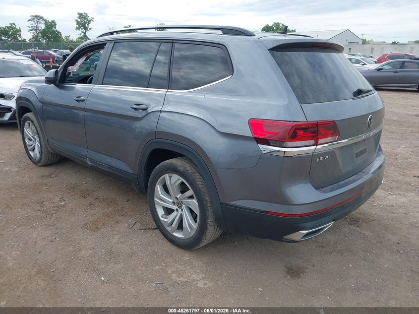 2021 Volkswagen Atlas VIN 1V2KR2CA6MC603410 IAAI salvage auction — RIGHT SIDE, Salvage (Ohio), sold $7,150 on 2026-07-30 (photo 3)