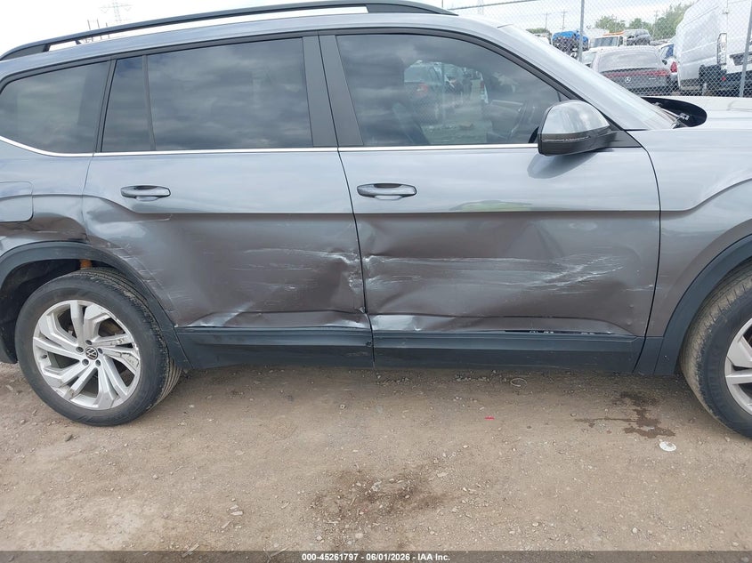 2021 Volkswagen Atlas VIN 1V2KR2CA6MC603410 IAAI salvage auction — RIGHT SIDE, Salvage (Ohio), sold $7,150 on 2026-07-30 (photo 6)