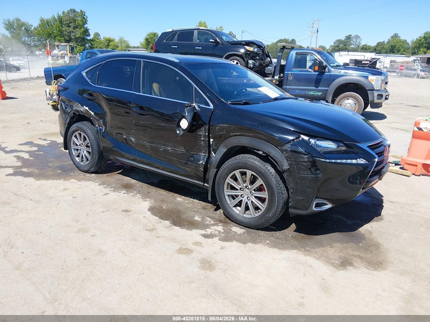 2016 Lexus Nx VIN JTJBARBZ1G2074559 IAAI salvage auction — RIGHT SIDE, Salvage Title, sold $2,600 on 2026-07-10 (photo 1)