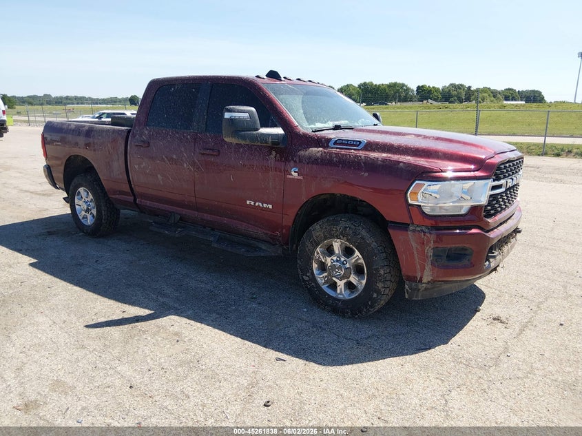 2023 Ram 2500 VIN 3C6UR5DLXPG589158 IAAI salvage auction — BIOHAZARD/CHEMICAL, Salvage (North Carolina), sold $12,000 on 2026-07-31 (photo 1)