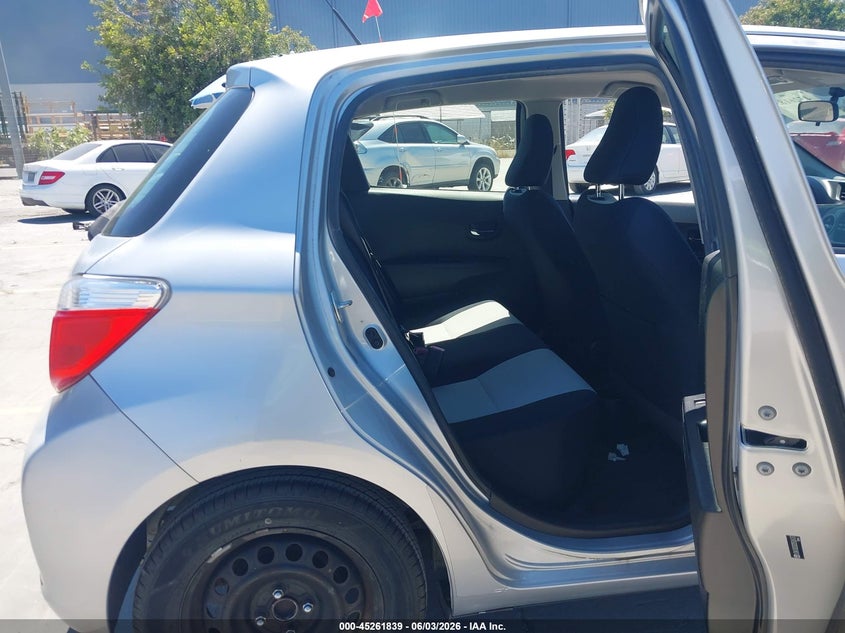 2012 Toyota Yaris VIN JTDKTUD32CD526137 IAAI salvage auction — RIGHT FRONT, Salvage Title, sold $1,750 on 2026-07-06 (photo 8)