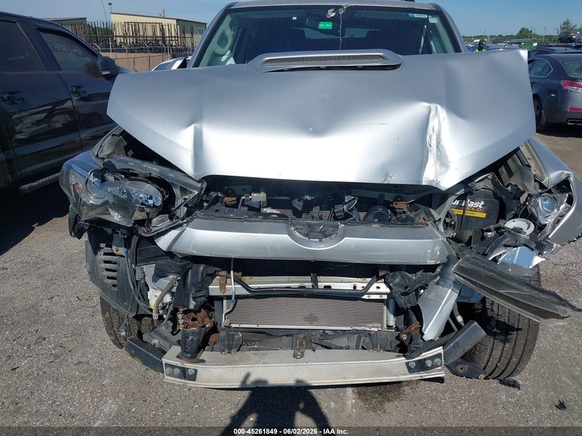 2018 Toyota 4runner VIN JTEBU5JR7J5505959 IAAI salvage auction — FRONT END, Salvage Title, sold $7,250 on 2026-07-09 (photo 6)