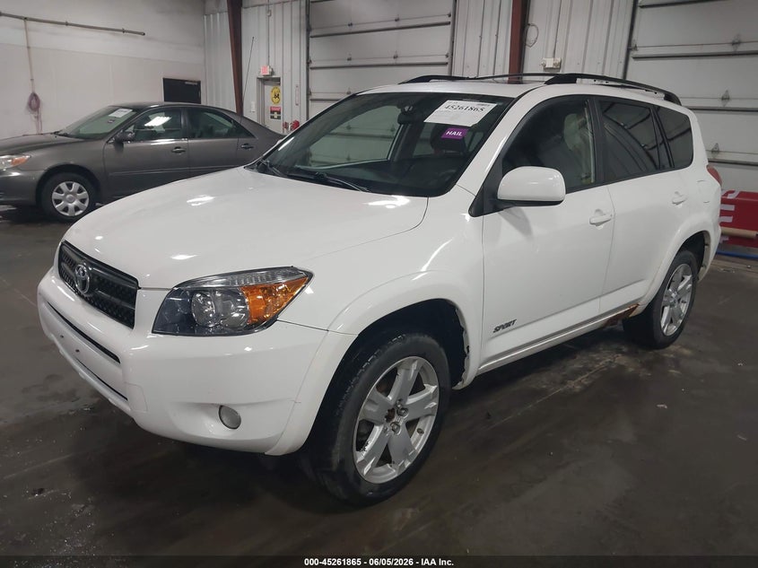 2007 Toyota Rav4 VIN JTMBD32VX75123177 IAAI salvage auction — HAIL, Salvage (Iowa), sold $800 on 2026-07-28 (photo 2)